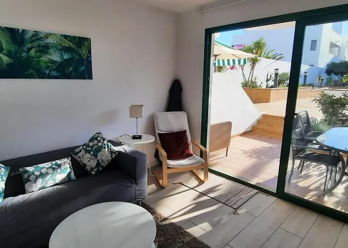 Lanzarote-beach-apartment, Cucharas Beach, -- 1 Minute Walk From Main Square, 35 Meters From