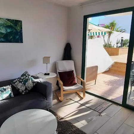 Lanzarote-beach-apartment, Cucharas Beach, -- 1 Minute Walk From Main Square, 35 Meters From