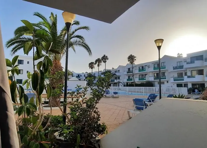 Apartment Lanzarote Apartment: Beachfront Oasis In Costa Teguise