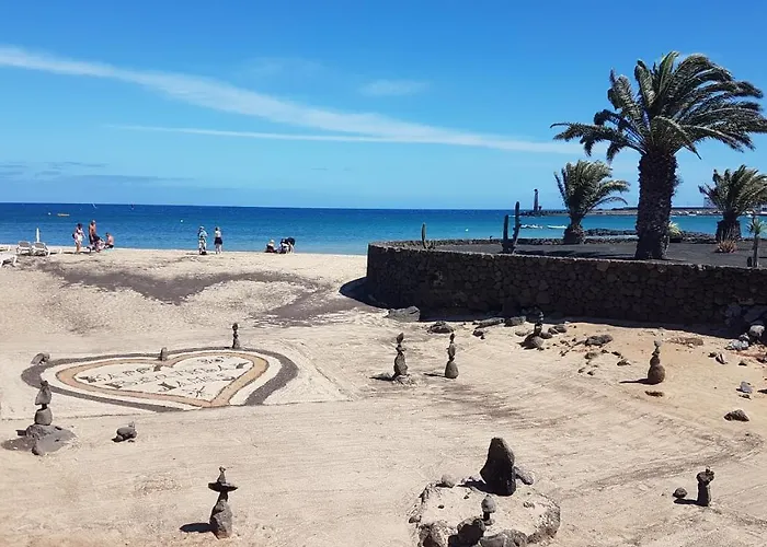 Apartament Lanzarote-beach-apartment, Cucharas Beach, -- 1 Minute Walk From Main Square, 35 Meters From *